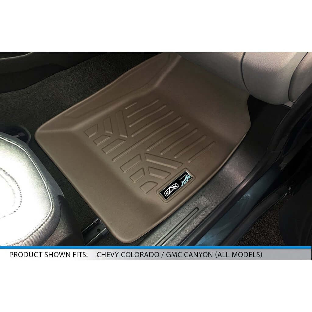 SMARTLINER Custom Fit Floor Liners For 2015-2022 Chevy Colorado Extended Cab / GMC Canyon Extended Cab