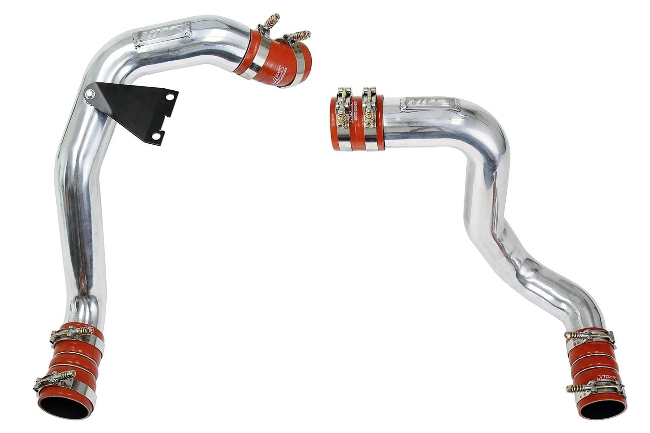 HPS Hot & Cold Side Charge Pipe with CAC Hose Intercooler Boots, 03-07 Ford F550 Superduty Powerstroke 6.0L Diesel Turbo