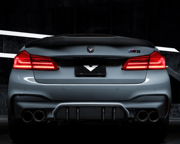 BMW F90 M5 VRS PROGRAM (2017+) VRS Aero Rear Diffuser Carbon Fiber PP 2x2 Glossy