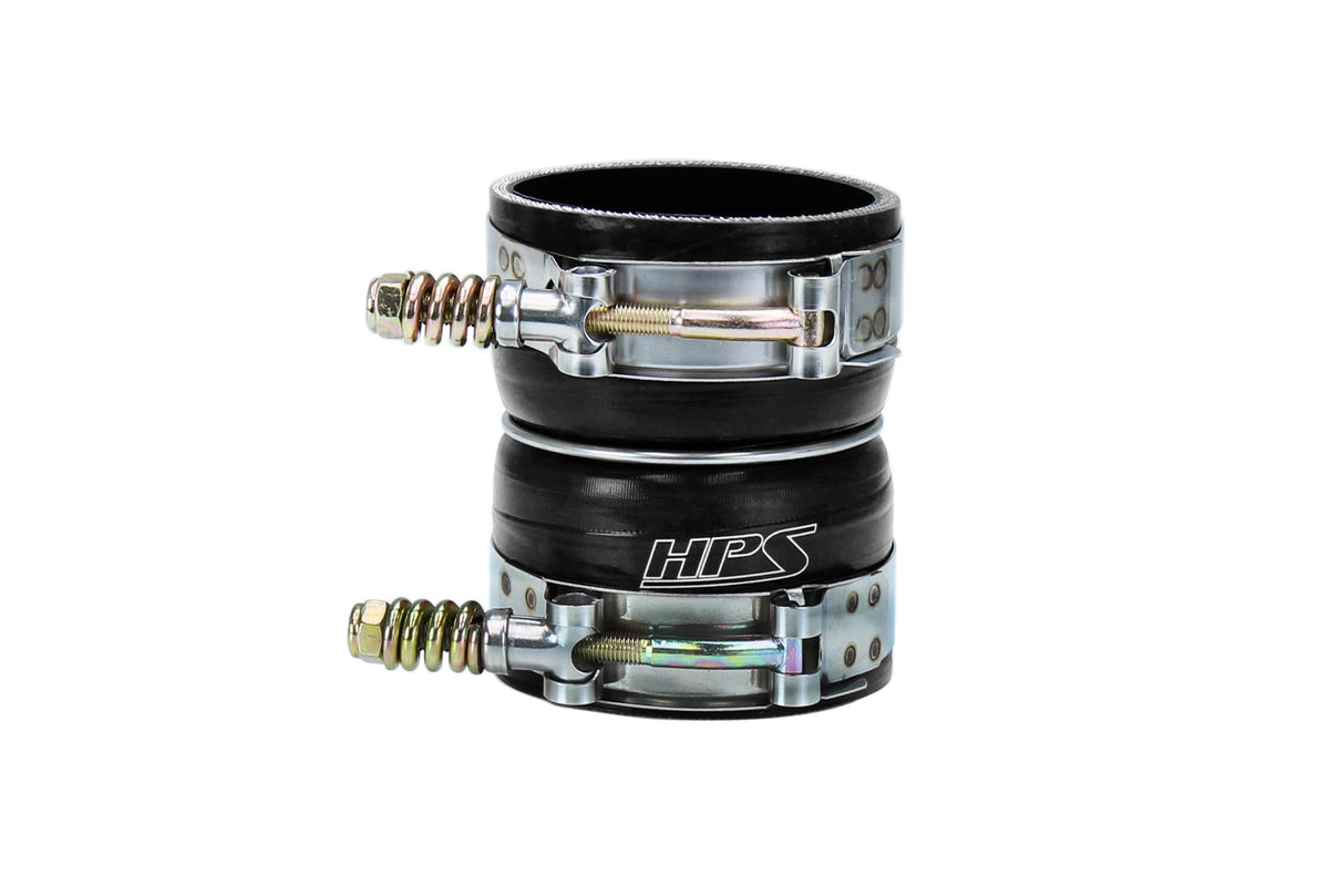 HPS Silicone Intercooler Boot Hose with Clamps, Black, 57-2237-BLK, replace OEM part # 8C3Z-6N650-A, 8C3Z-6W650-A