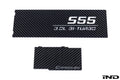 Carbonex F8X (S55) Carbon Charge Cooler Cover - Engraved