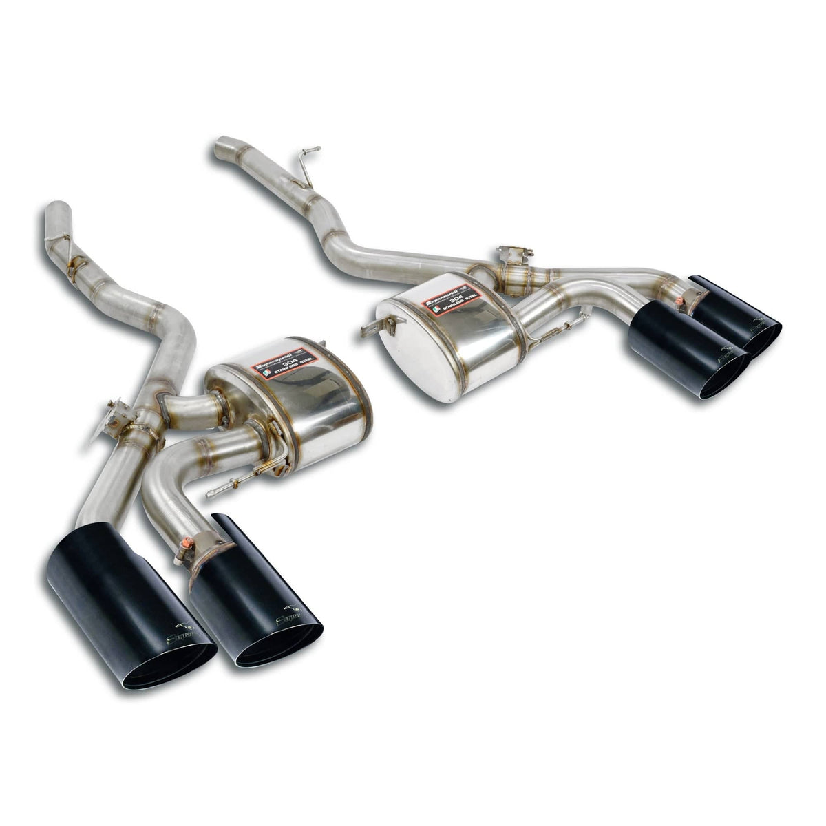 Supersprint BMW G87 M2 Stainless Rear Exhaust 4x100mm - Valved