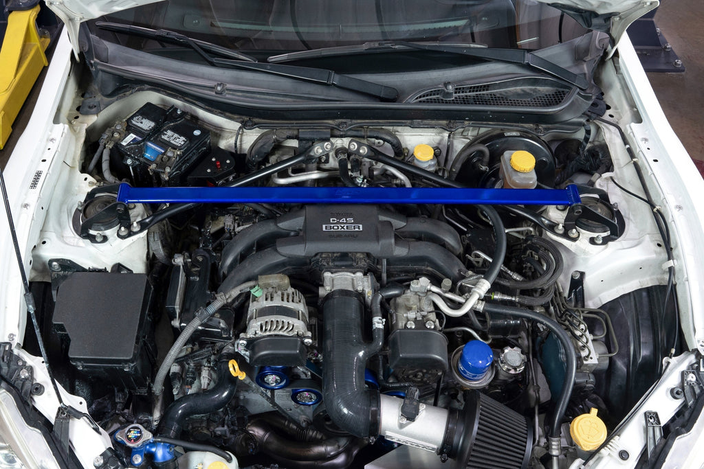 HPS Performance Front Strut Bar 2017-2020 Toyota 86 ZN6, Blue, 42-121BL