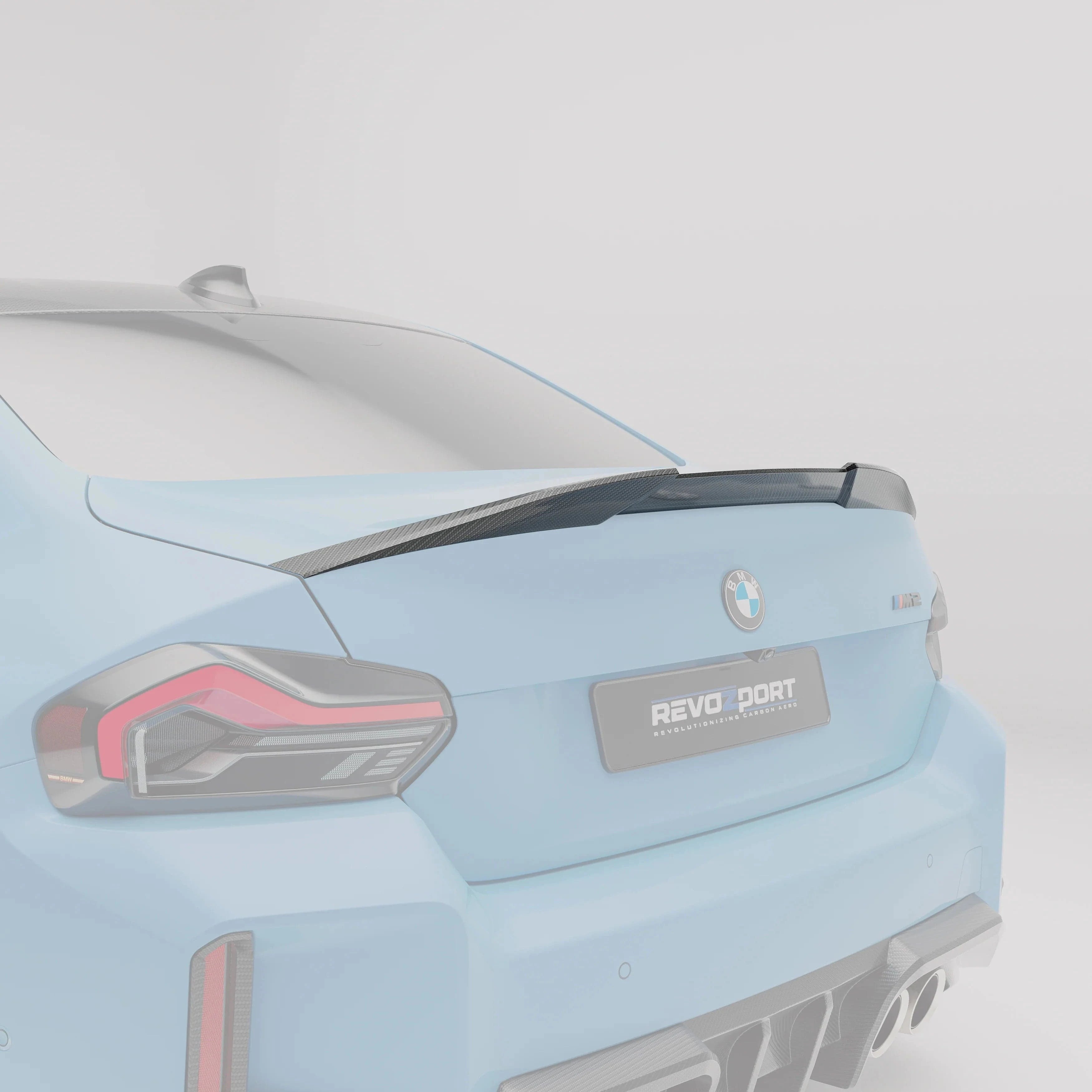 Revozport Carbon Fiber Rear Spoiler for BMW G87 M2