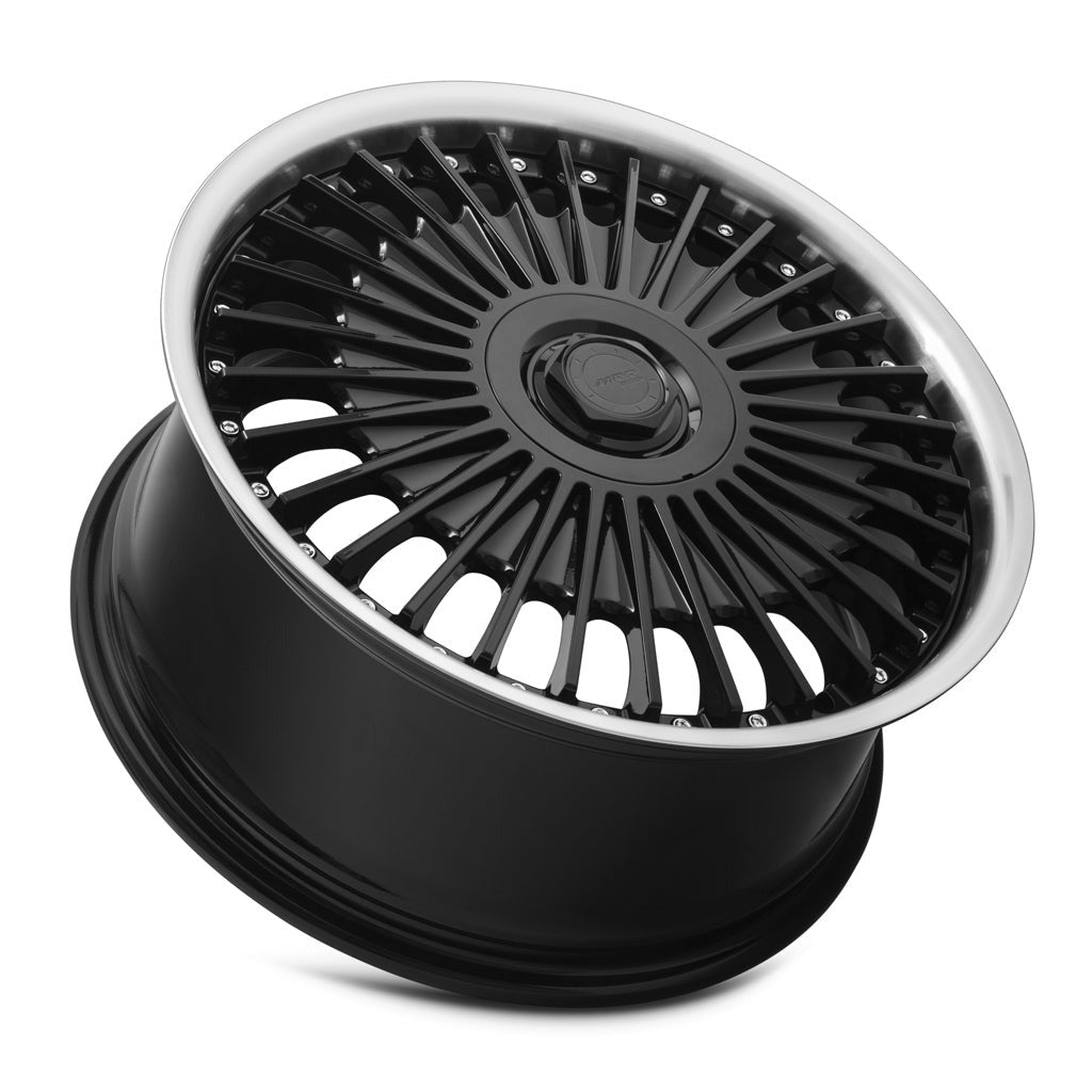 MRR VP4 19" 5x112 Black Machined Lip