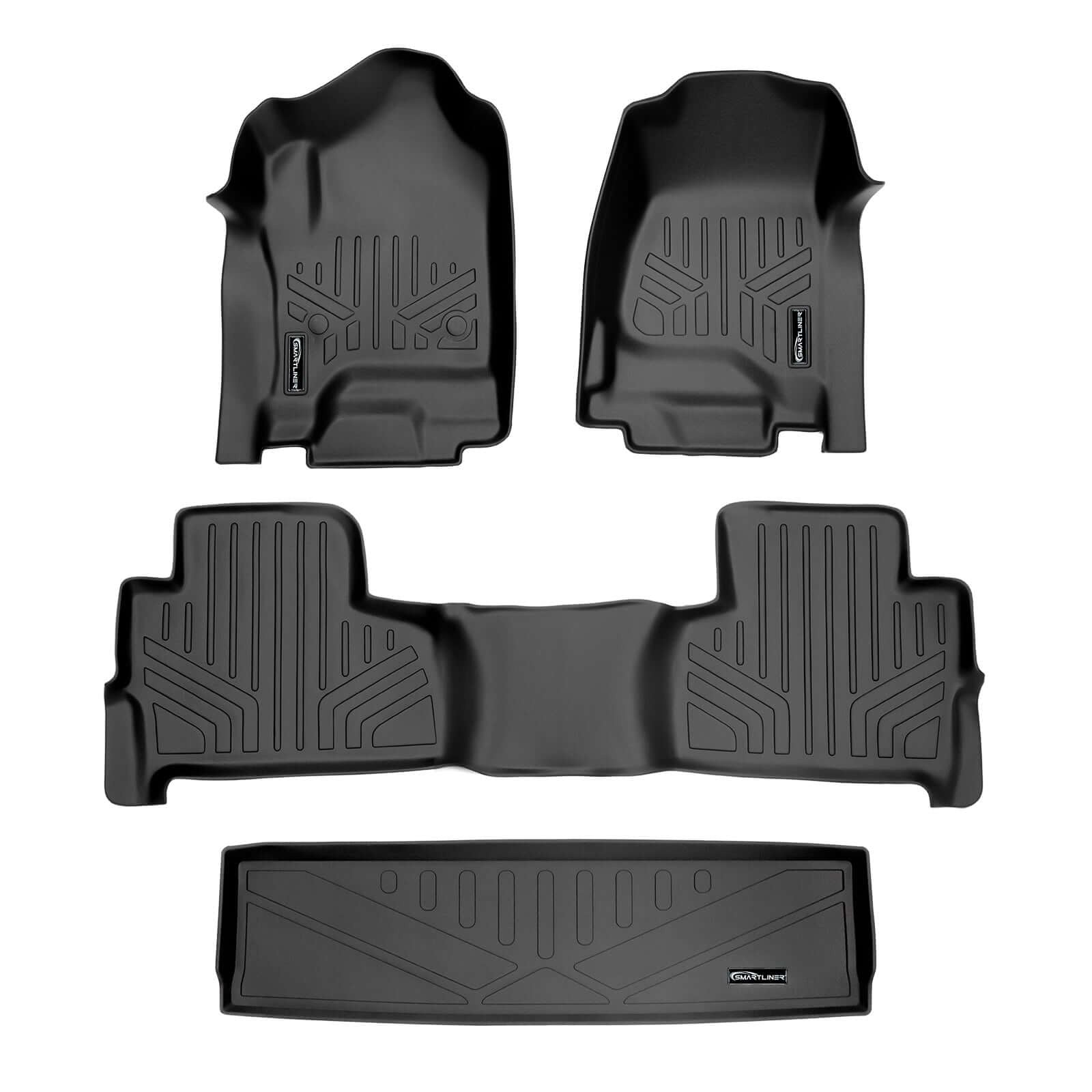 Smart TrimTM Floor Liners For 2015-2020 Chevrolet Tahoe / GMC Yukon (2nd Row Bucket)