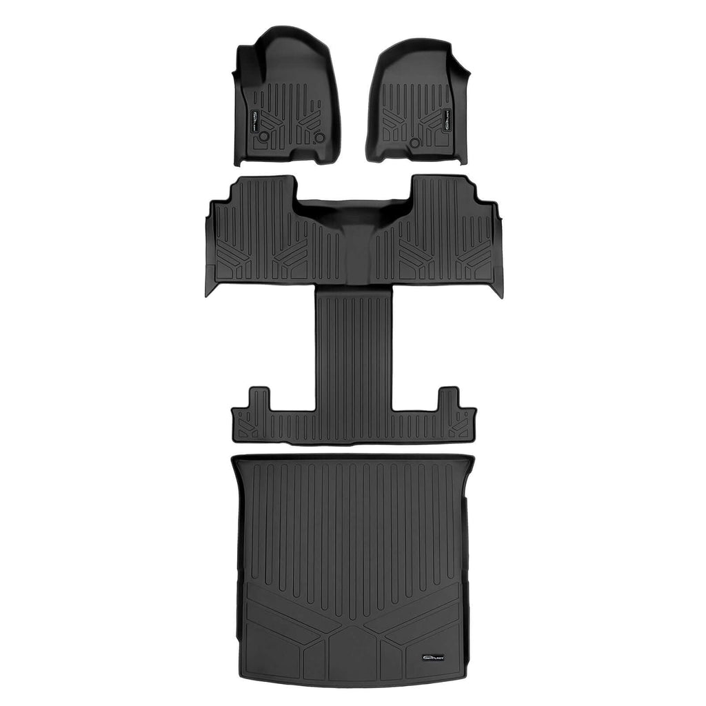 SMARTLINER Floor Liners for 2021-2026 Chevrolet Tahoe (2nd Row Bucket)