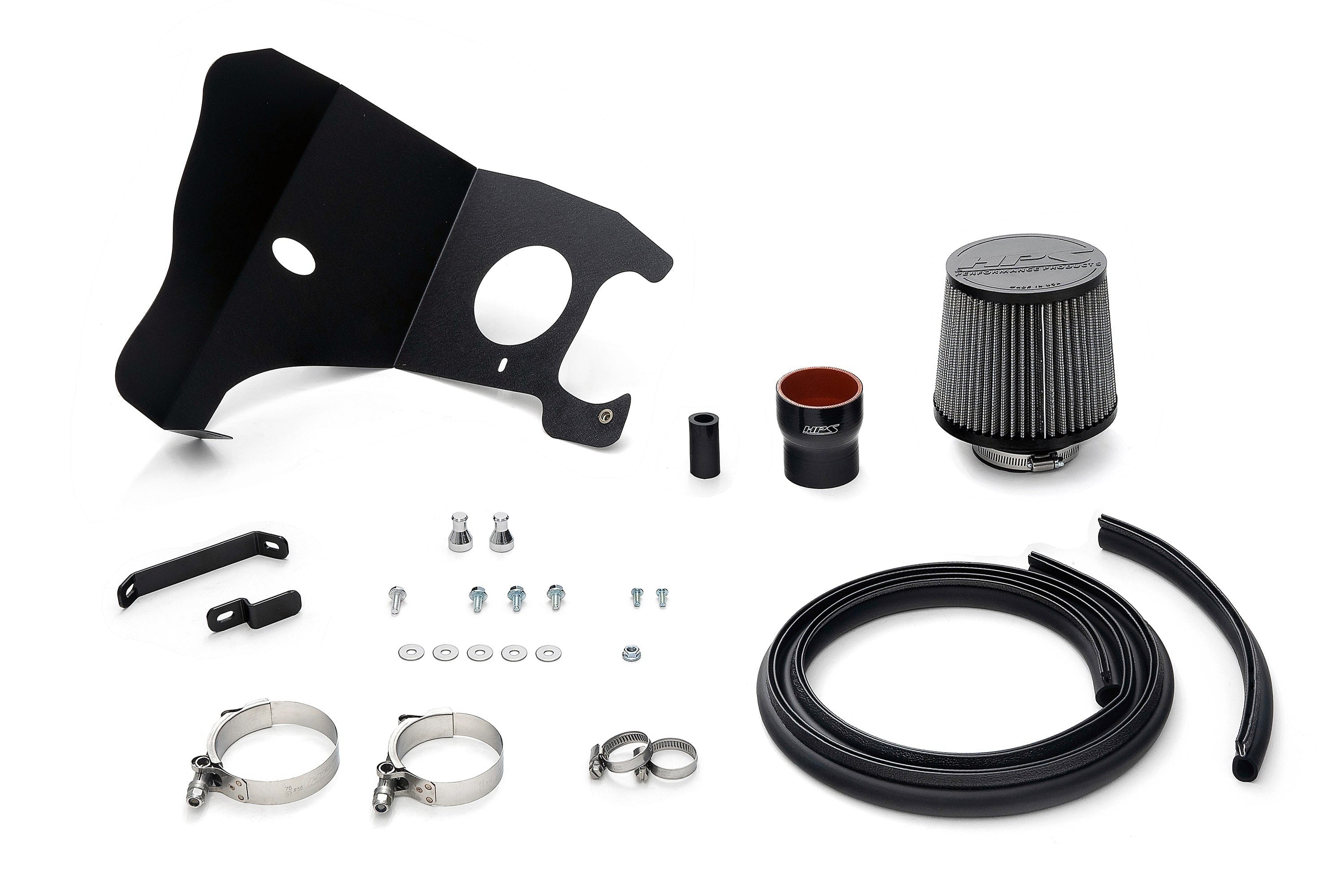 HPS Performance Air Intake with Heat Shield, Chevy 2016-2019 Cruze 1.4L Turbo, 827-709