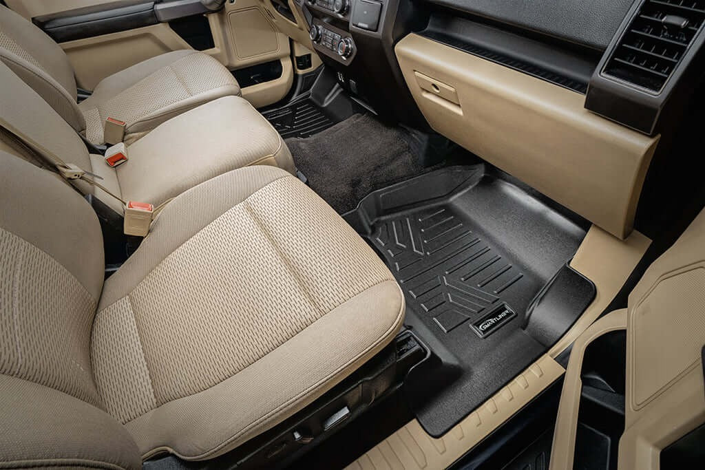 SMARTLINER Floor Liners for 2022-2026 Ford F-150 Lightning Only fits with 2nd Row Bucket seats without under seat fold-flat storage
