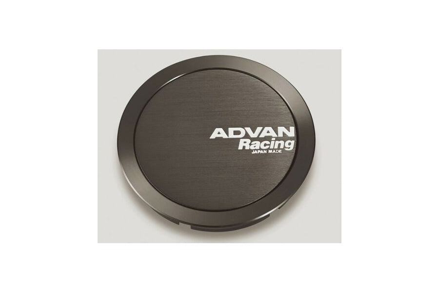 Advan Racing 73mm Full Flat Center Cap (Dark Bronze w/ White Letters) - Universal