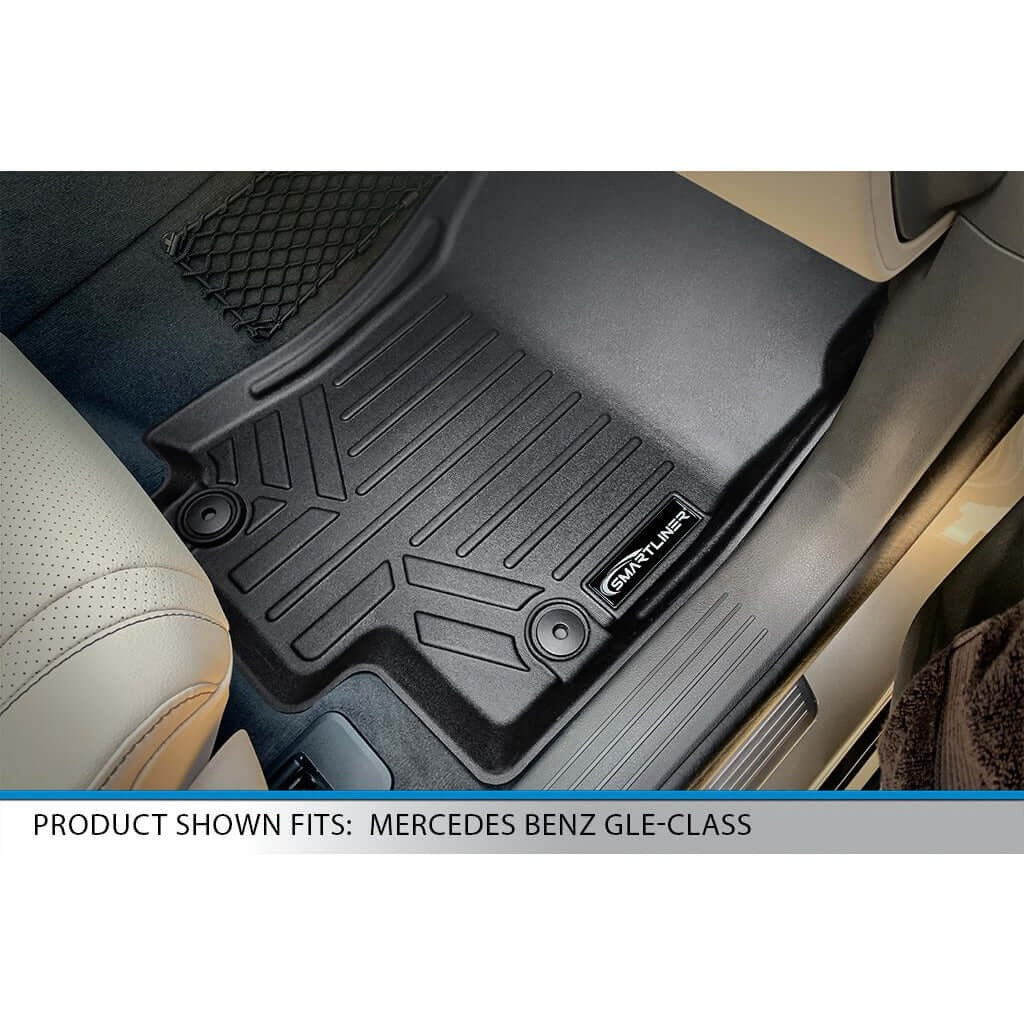 SMARTLINER Floor Liners for 2020-2026 Mercedes-Benz GLS-Class 7 Passenger (2nd Row Bench)