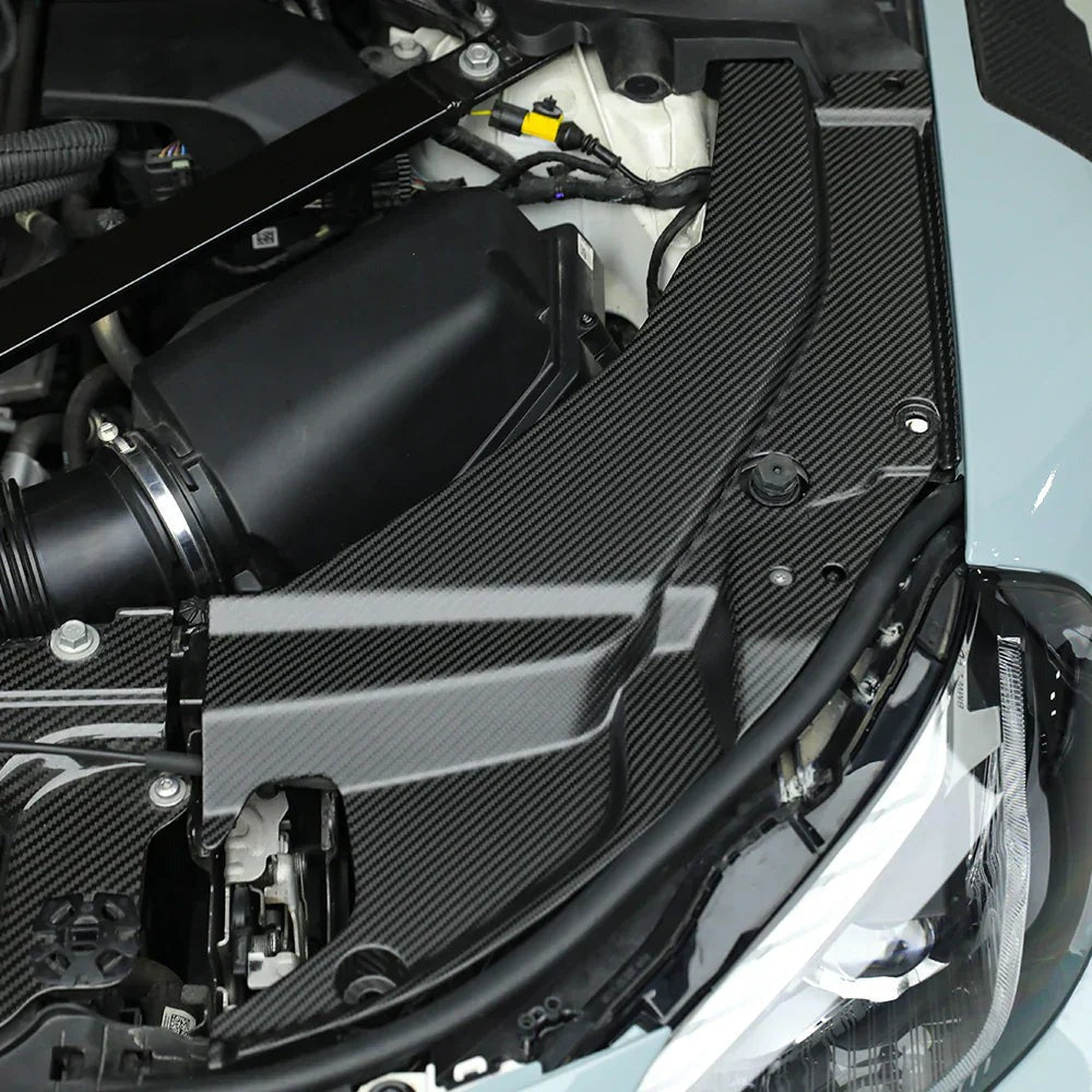 G87 M2 Carbon Fiber Engine Side Cover Trims
