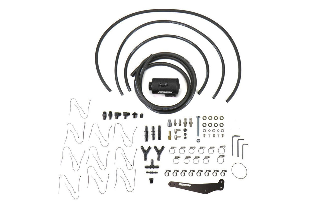 PERRIN Air Oil Separator Kit (Black) - 2015-2021 Subaru WRX