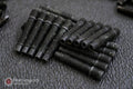 14 x 1.5 to 12 x 1.5 Bullet Nose Conversion Stud Kit 78mm with 17mm Black Conical Seat Nuts