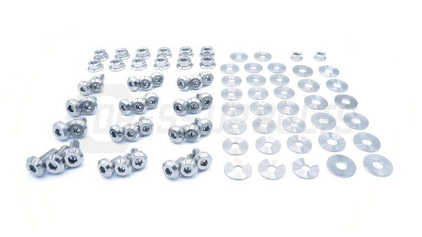 Fast Turn Fittings Stage 2 Titanium Hardware Engine Bay Kit (Polished) - 2013-2016 Scion FR-S / 2013-2020 Subaru BRZ / 2017-2020 Toyota 86