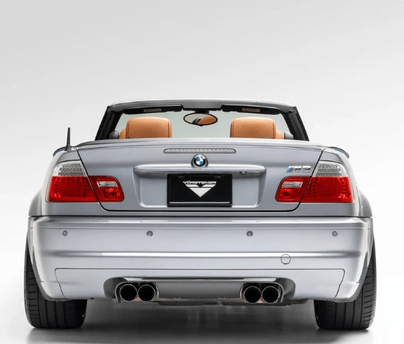 VORSTEINER BMW E46 M3 V-CSL Aero Rear Diffuser Carbon Fiber PP 1x1 Glossy