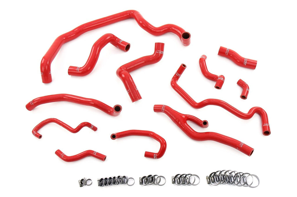 HPS Silicone Radiator, Heater, Water Pump, and Expansion Tank Coolant Hose Kit Mini 07-15 Cooper 1.6L Turbo Automatic Trans.