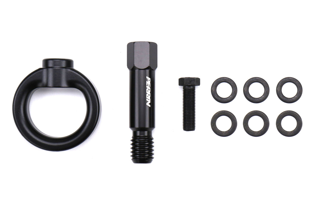 PERRIN Front Tow Hook Kit (Black) - 2020-2024 Toyota GR Supra