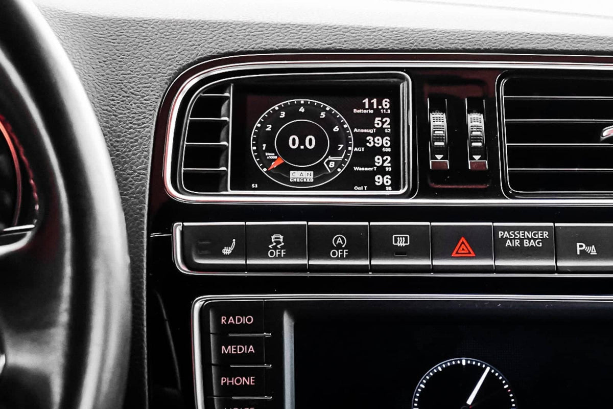 CANchecked VW MK5 Polo GTI MFD32 Multi Function Display | 3.2" Gen2 (LHD)
