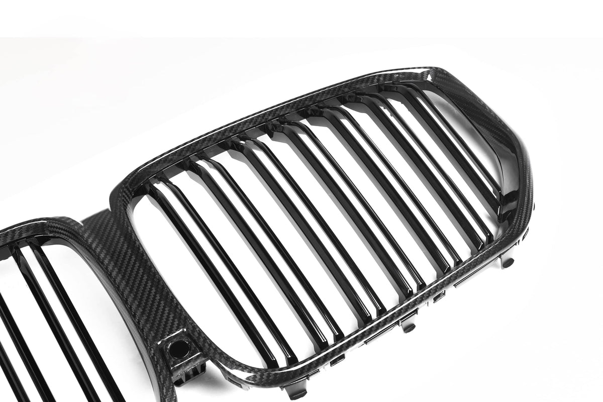 20-23 X5 G05 Pre-LCI Double Slat Dry Carbon Fiber Grill