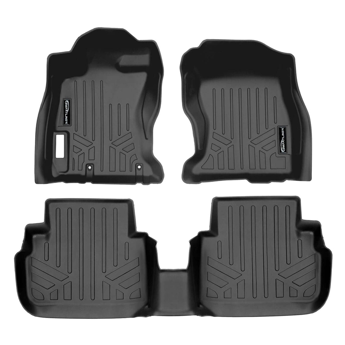 SMARTLINER Floor Liners for 2018-2023 Subaru Impreza Hatchback (No Sedan) and Crosstrek All Models