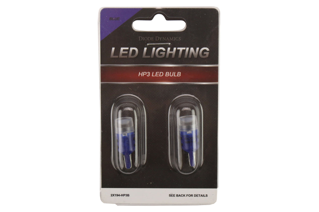 Diode Dynamics 194 HP3 Blue Bulb Pair - Subaru Models (inc. 2015-2021 WRX / STI / 2013-2020 BRZ)