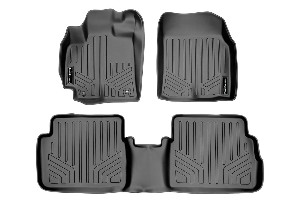 SMARTLINER Custom Fit Floor Liners For 2009-2013 Toyota Corolla (Automatic Transmission)