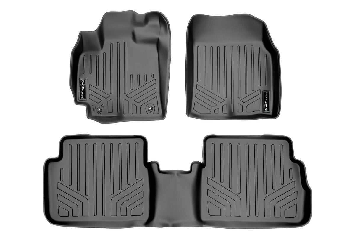 SMARTLINER Custom Fit Floor Liners For 2009-2013 Toyota Corolla (Automatic Transmission)