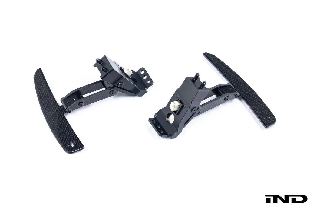 JQ Werks / MadTrace Porsche Clubsport Magnetic Shift Paddle Set - Carbon