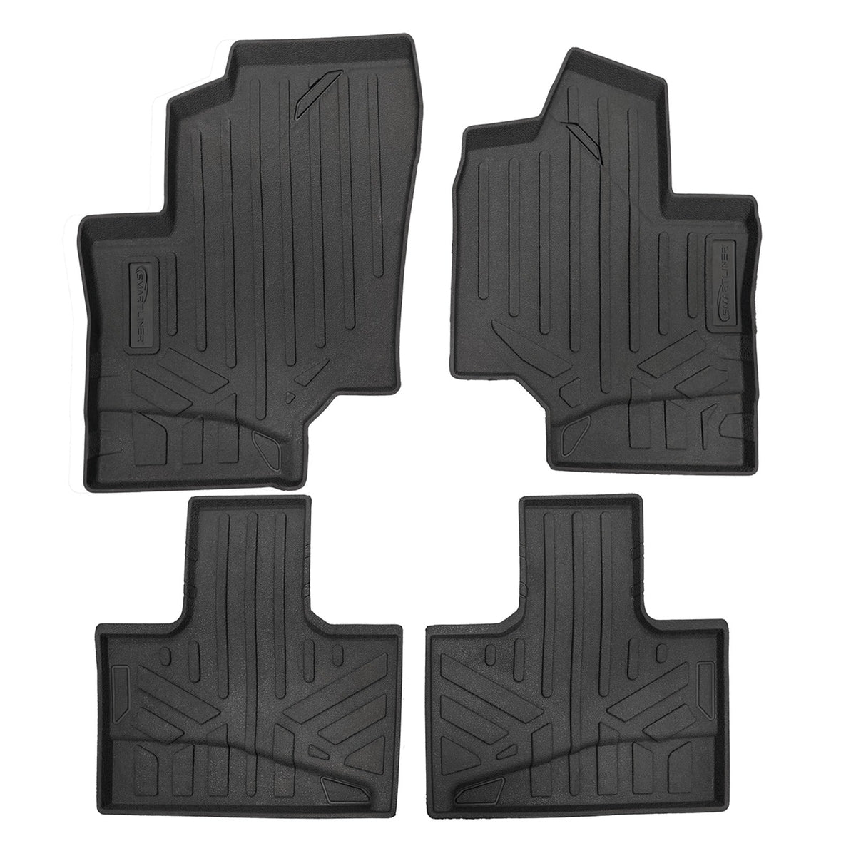 SMARTLINER Rugged Rubber Floor Liners For 2019-2025 Can-Am Maverick Sport(4-Seater)