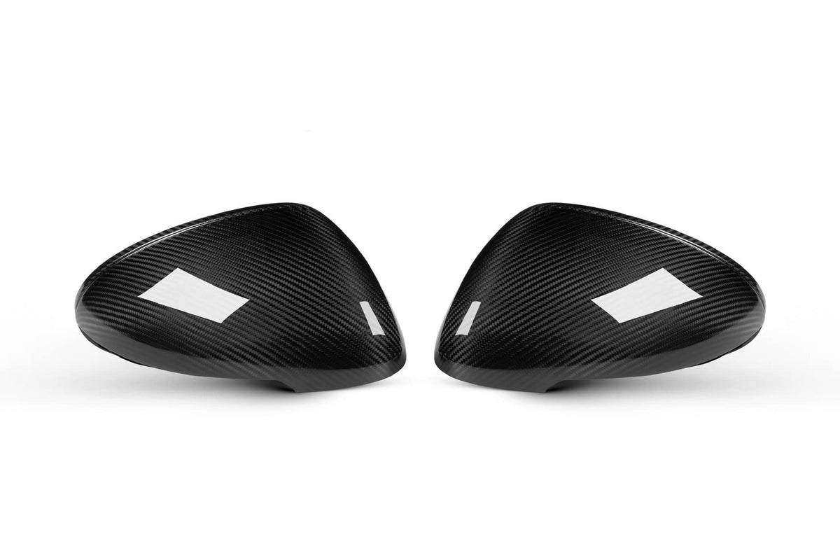 Macan 95B OEM Style Dry Carbon Fiber Mirror Cap With or Without Lane Assist