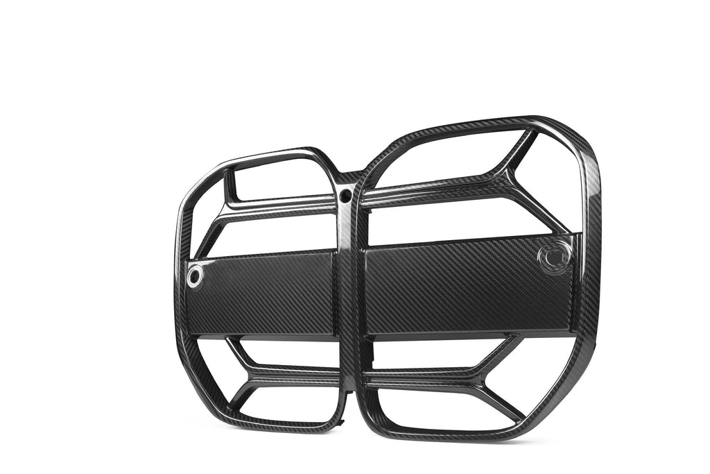 4 Series Coupe/Convertible G22/G23 CSL Style Dry Carbon Fiber Grill With or Without ACC