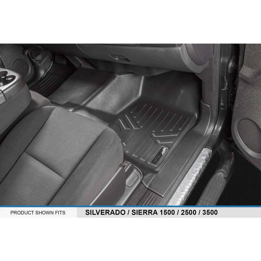 Smart TrimTM Floor Liners For 2007-2013 Silverado/Sierra 1500 - 2007-2014 2500/3500 HD Crew Cabin