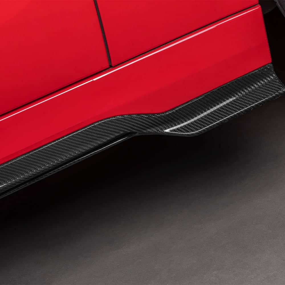 X6M F96 SQ Style Dry Carbon Fiber Side Skirt