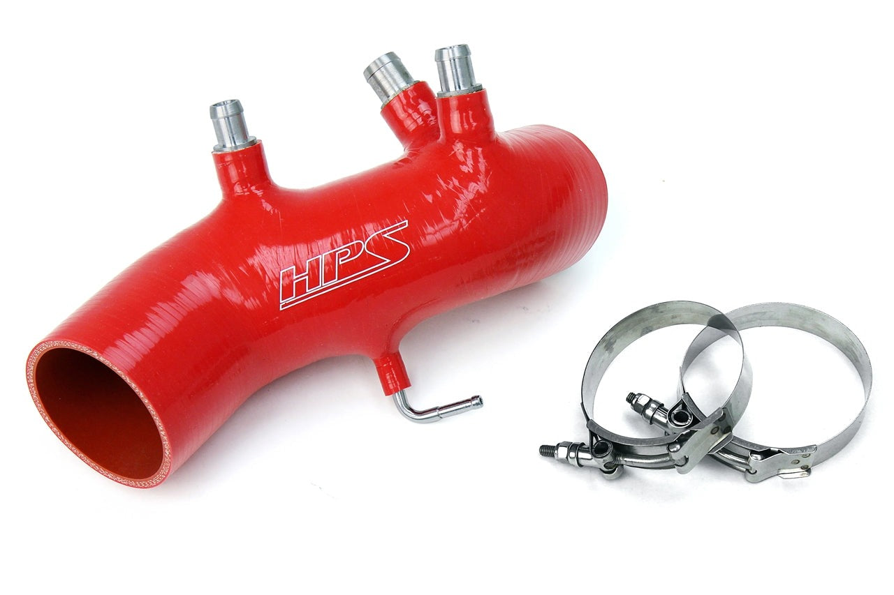 HPS Silicone Air Intake Kit Post MAF Hose 1986-1992 Toyota Supra 7MGTE Turbo, Black, 87-17882-BLK