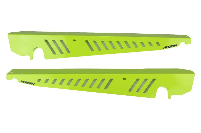 PERRIN Performance Fender Shroud (Neon Yellow) - 2015-2021 Subaru WRX / STI