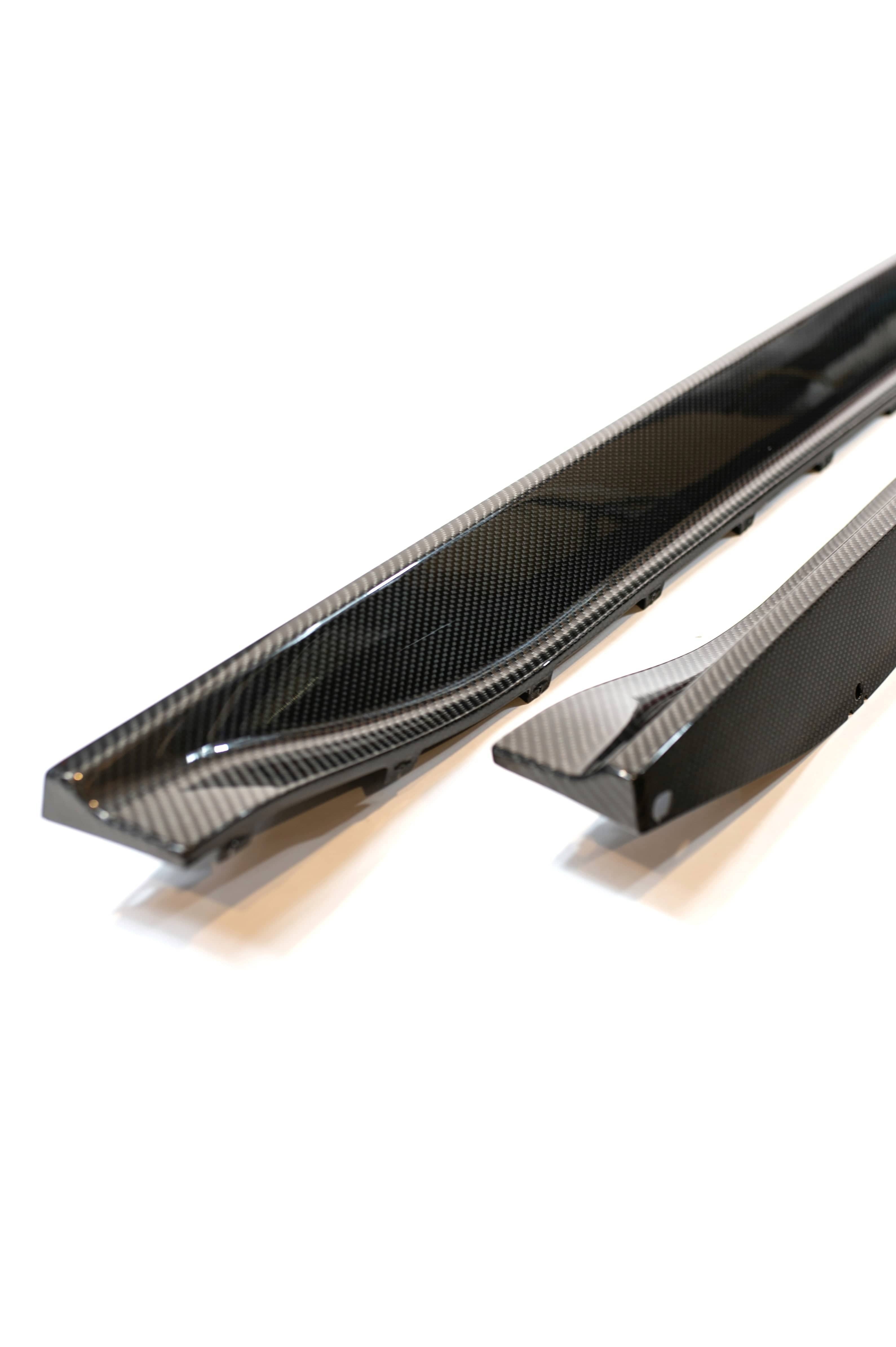 G8X Dry Carbon Fiber V2 Side Skirts