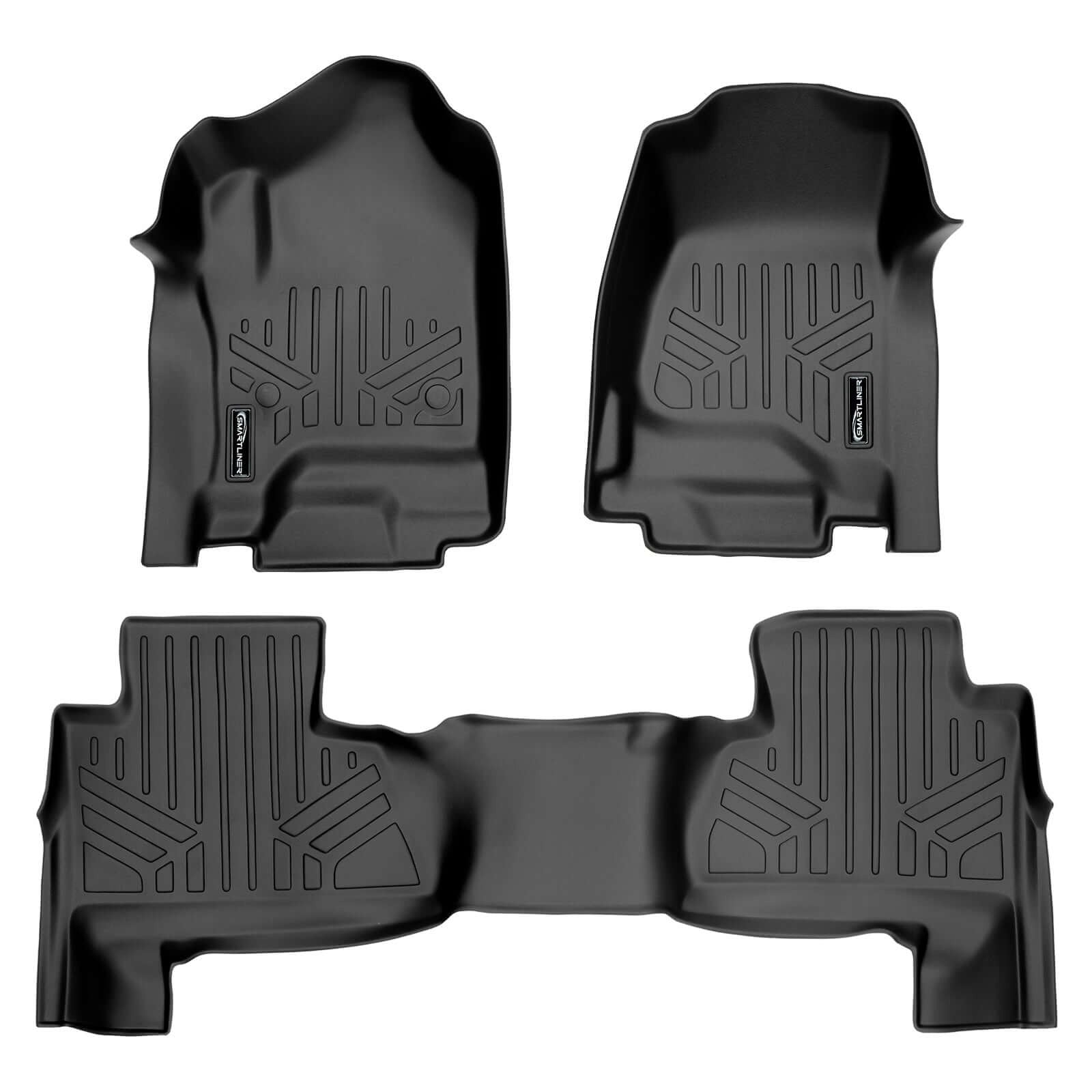 SMARTLINER Floor Liners for 2015-2020 Suburban / Yukon XL ((2nd Row Bench))