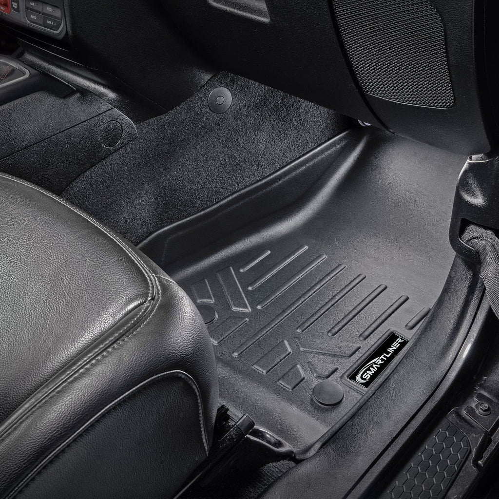 SMARTLINER Floor Liners for JL 2018-2026 Jeep Wrangler Unlimited 4-Door (JL New Body Style - not JK)