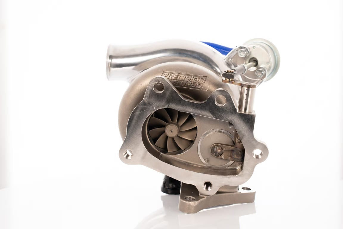Precision Turbo & Engine GEN 2 58MM SUBARU BOLT-ON TURBO W/ 3 INCH COMP COVER INLET & 20 PSI ACTUATOR