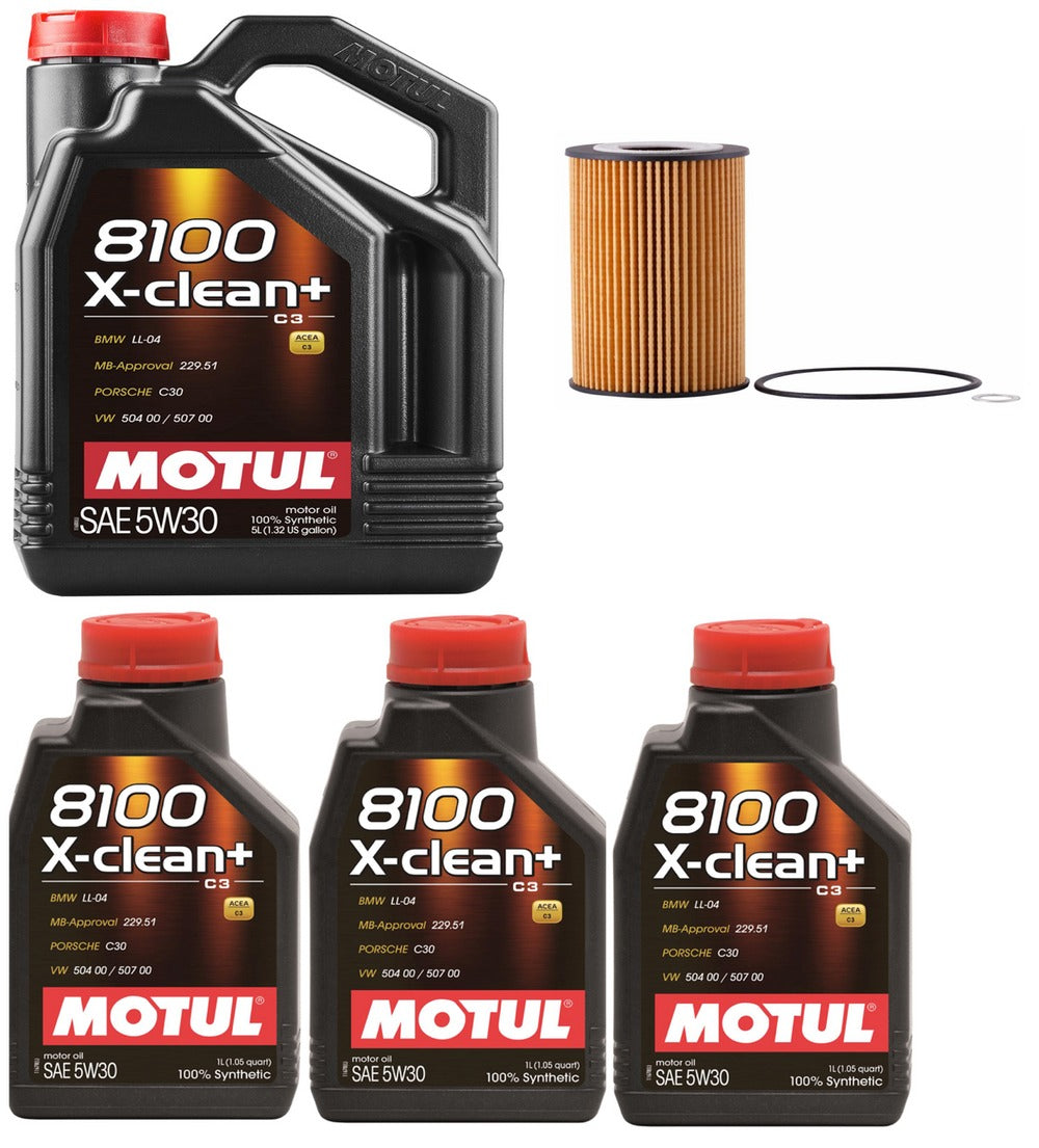 BMW F15 X5 Diesel Engine Oil Change Kit By Motul 83212365949