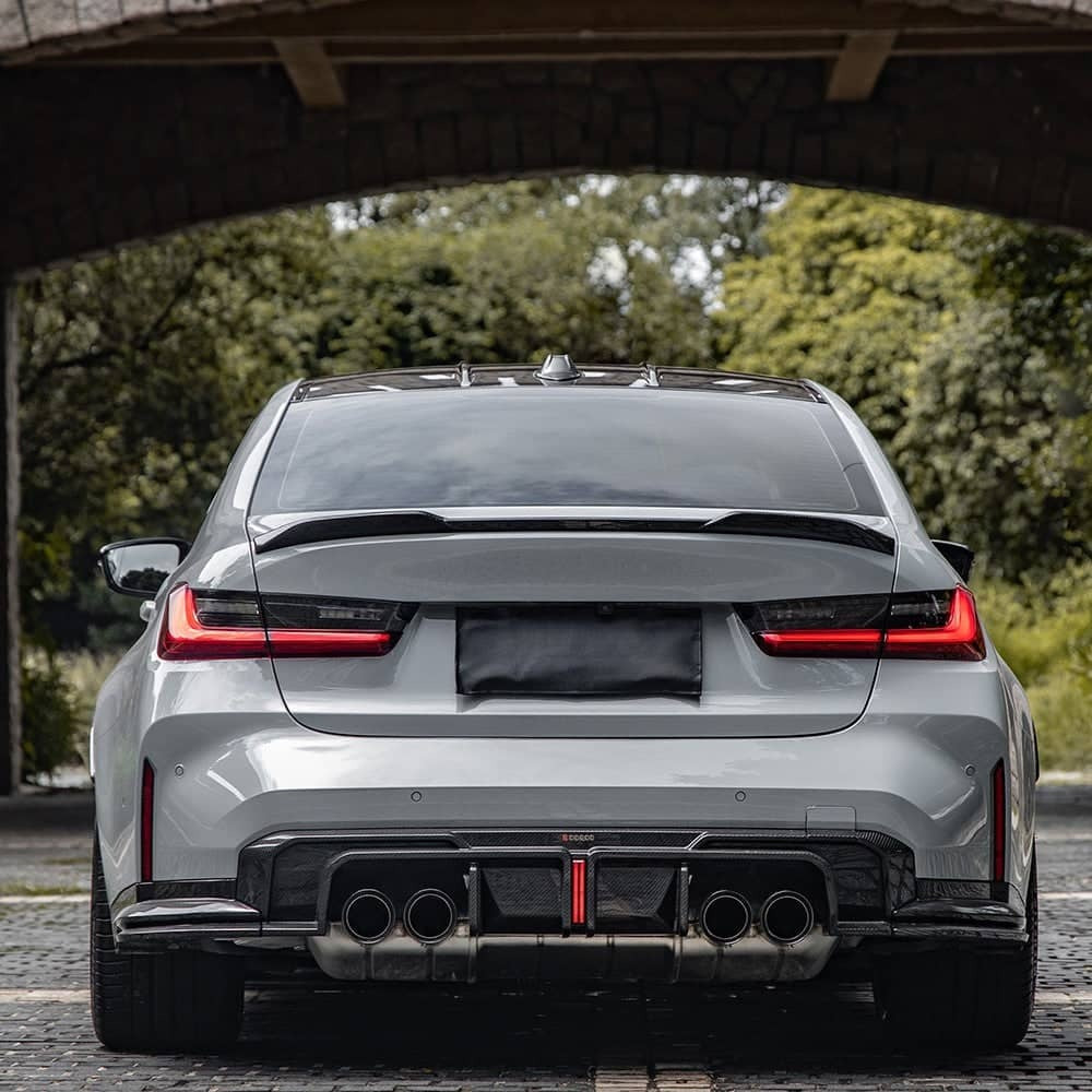 G8X SQ-A Style Carbon Fiber Rear Splitters