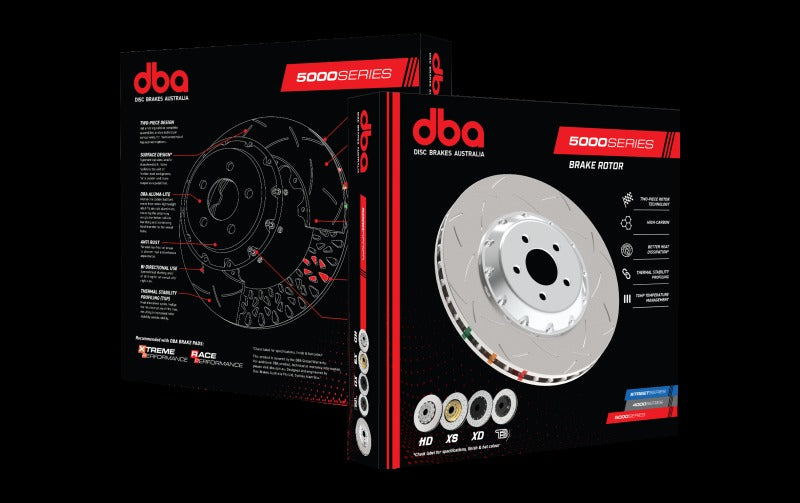 DBA 2004+ STi Front Slotted 5000 Series Replacement Rotor Rings
