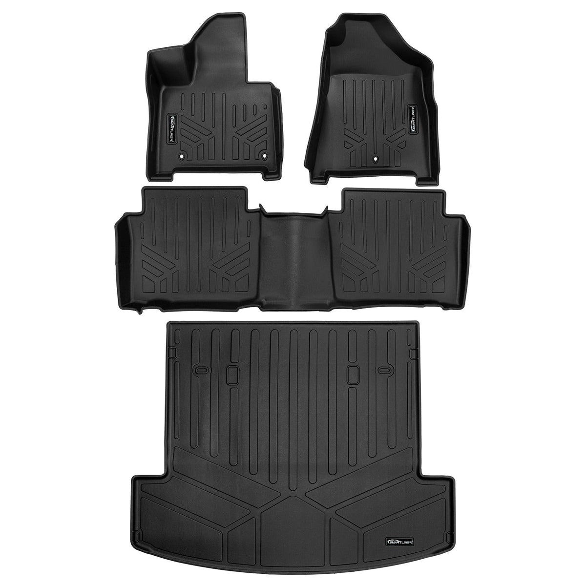 SMARTLINER Floor Liners for 2024 - 2026 Hyundai Santa Fe Hybrid