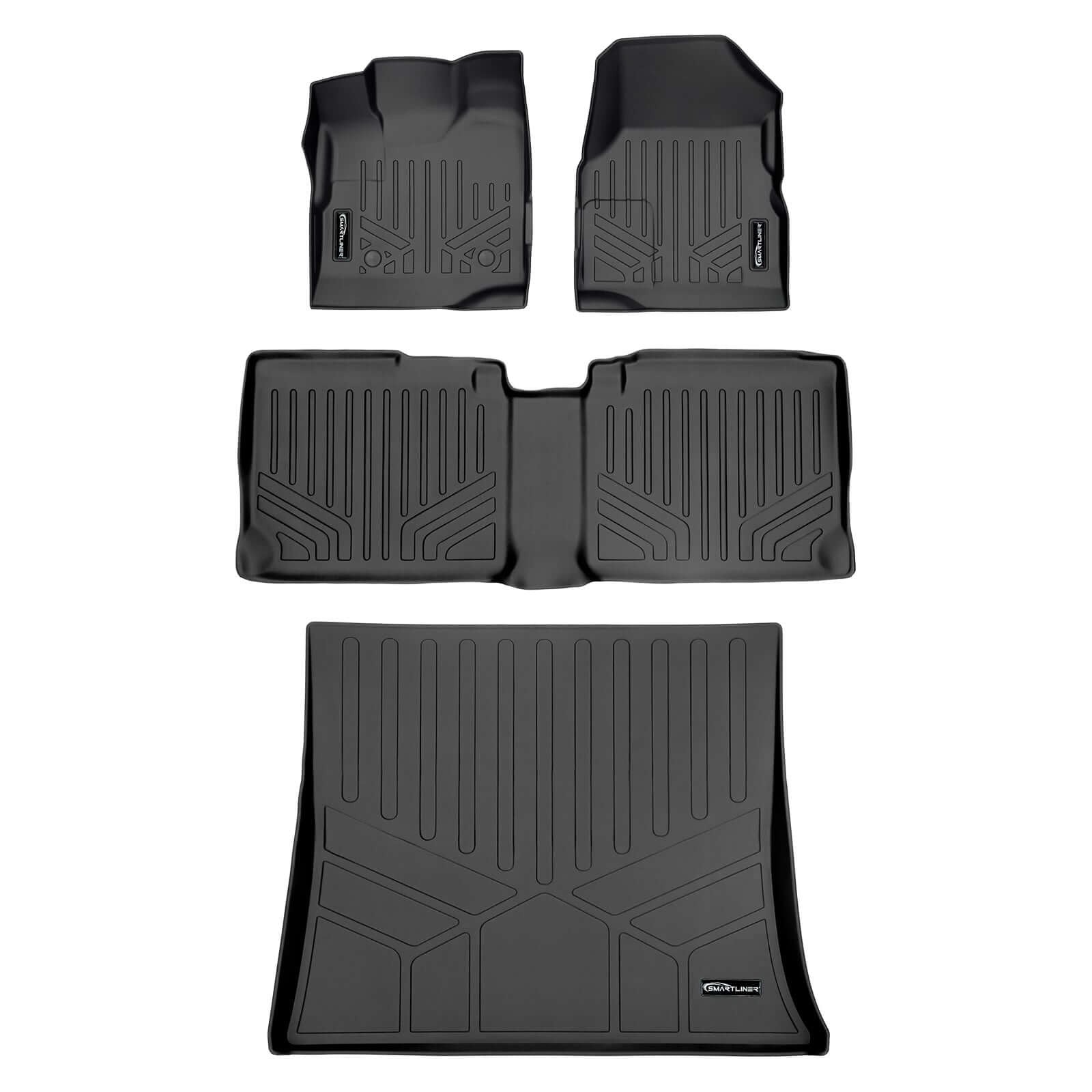 Smart TrimTM Floor Liners For 2011-2017 Chevy Equinox / GMC Terrain (with Dual Front Floor Posts)