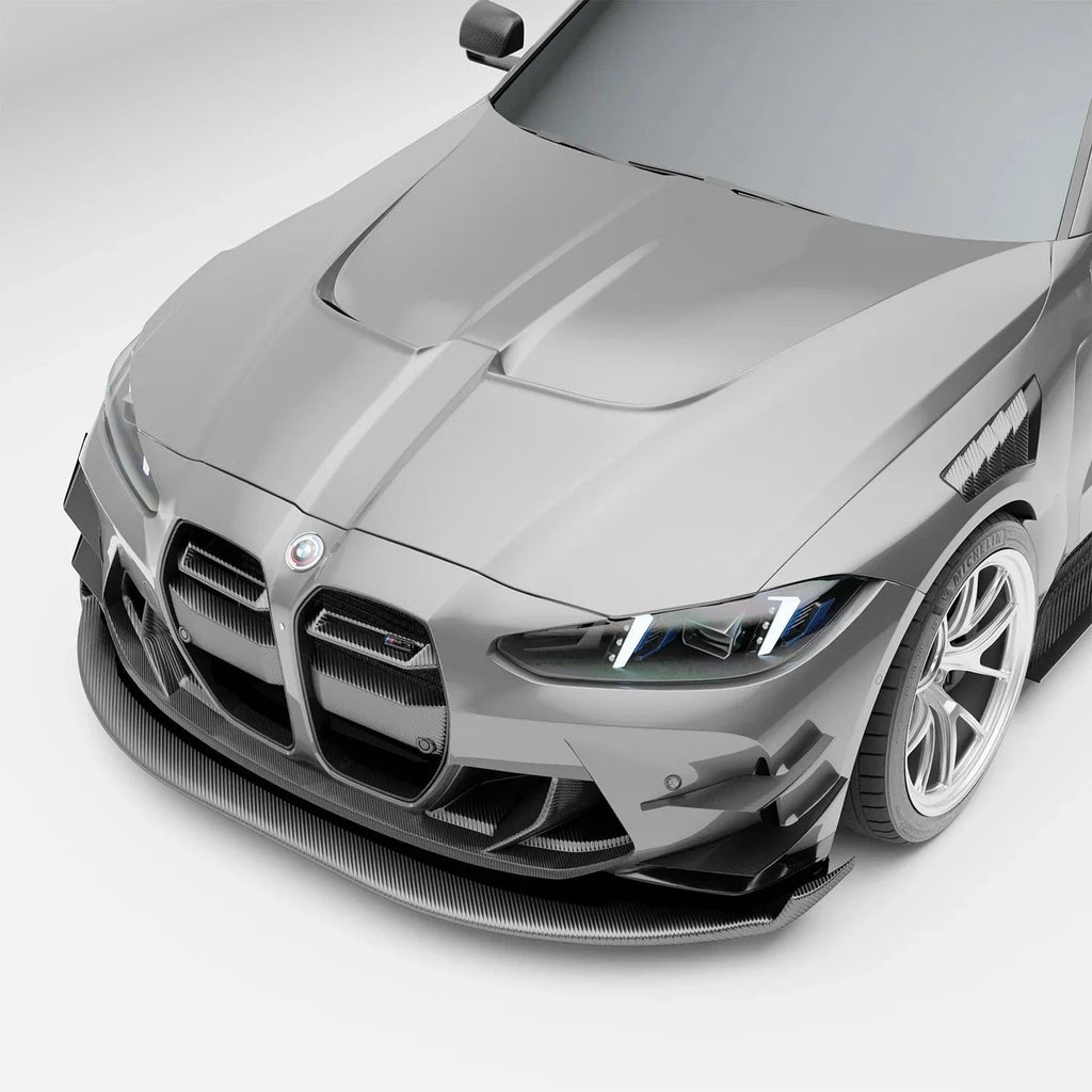Revozport Carbon Fiber Front Air Dam for BMW G80 G81 M3 G82 G83 M4 2021-2024