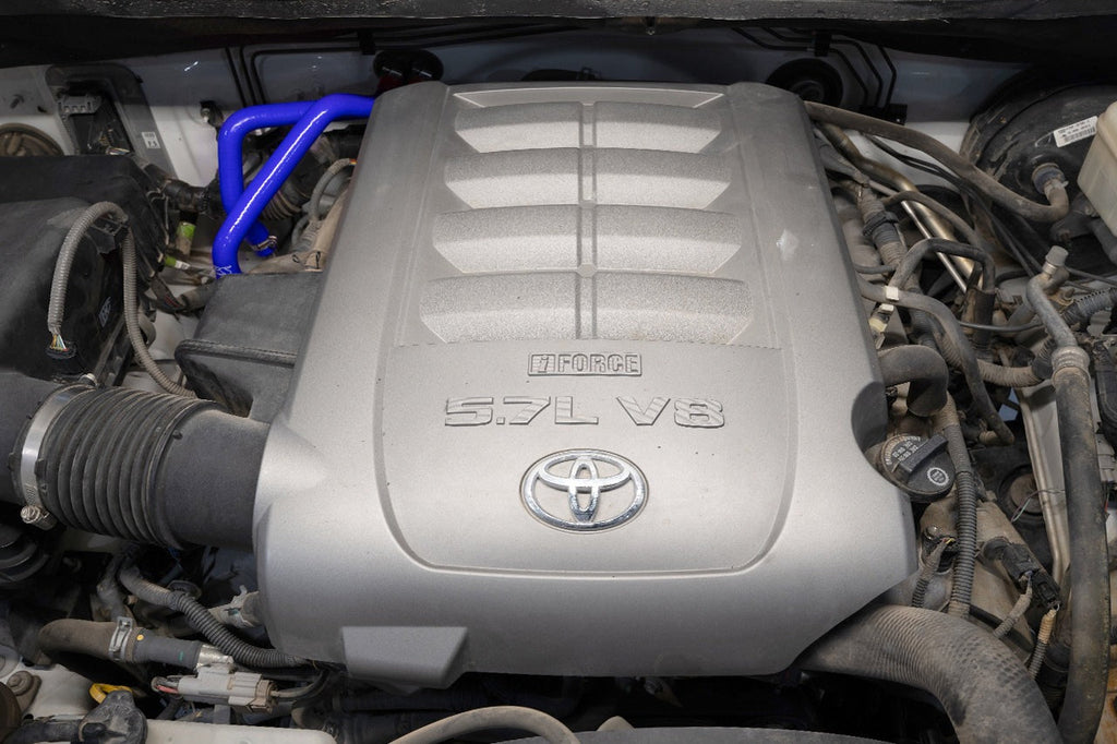 HPS Blue Reinforced Silicone Heater Hose Kit Coolant Toyota 07-11 Tundra 5.7L V8