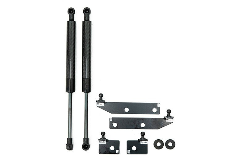 OLM Carbon Fiber Wrapped Hood Struts - 2022+ BRZ/86