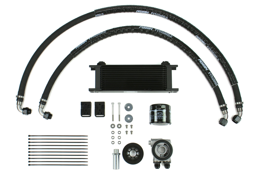 PERRIN Oil Cooler Kit - 2013-2016 Scion FR-S / 2013-2024 Subaru BRZ / 2017-2020 Toyota 86 / 2022-2024 GR86