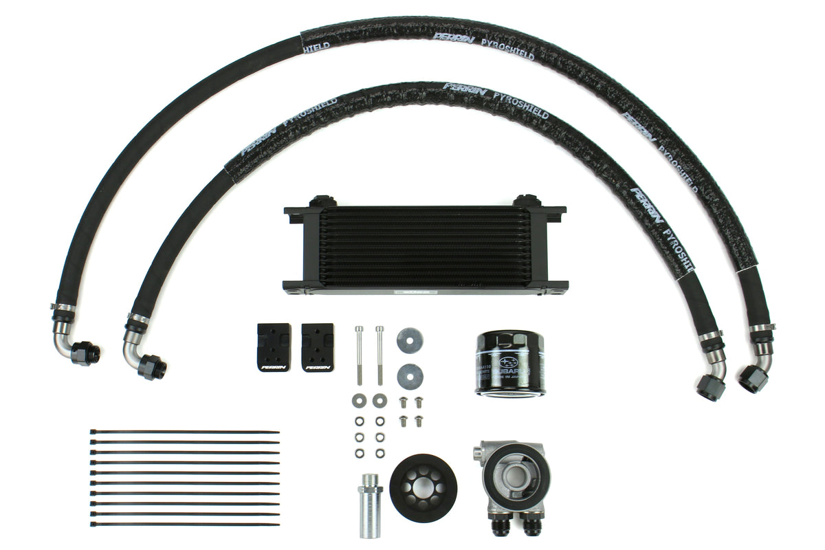 PERRIN Oil Cooler Kit - 2013-2016 Scion FR-S / 2013-2024 Subaru BRZ / 2017-2020 Toyota 86 / 2022-2024 GR86